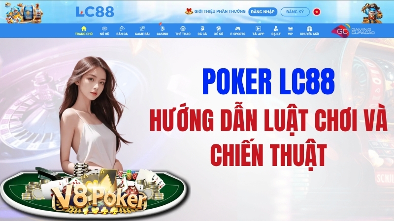 Poker LC88 – Hướng Dẫn Luật Chơi Và Chiến Thuật